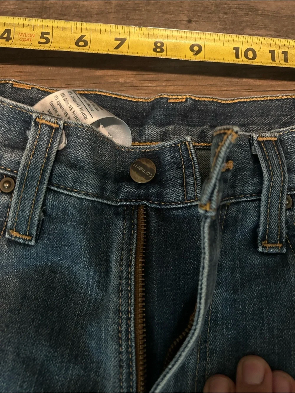 Carhartt Men's Medium Blue Relaxed Fit Jeans
